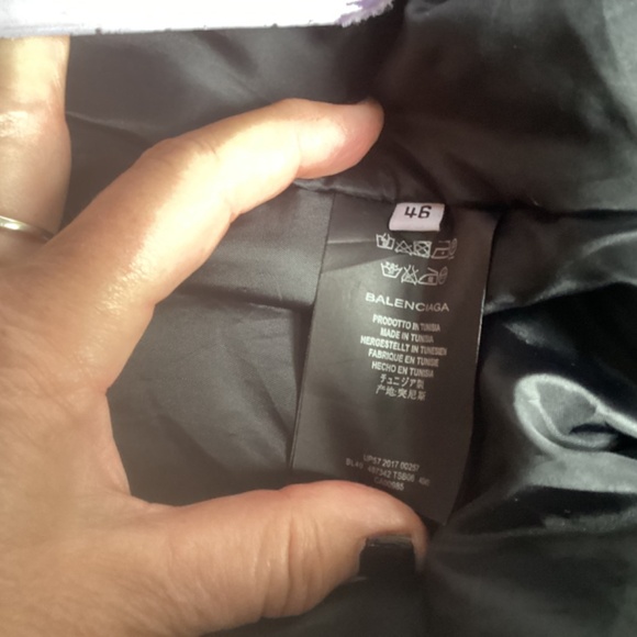 ❤️ BALENCIAGA “Sinners” Capsule Bomber Jacket. Men’s. 46 - Picture 7 of 7